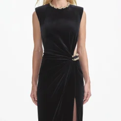 Velvet Embellished Maxi Dress^self-portrait Discount