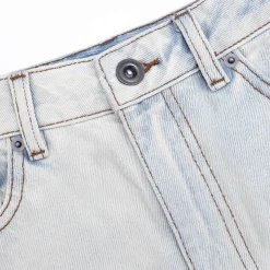Wash Denim Maxi Skirt^self-portrait Discount
