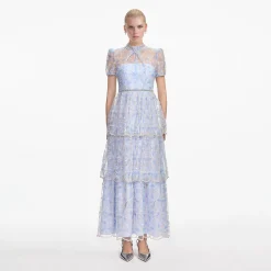 Beaded Sequin Lace Maxi Dress^self-portrait Outlet
