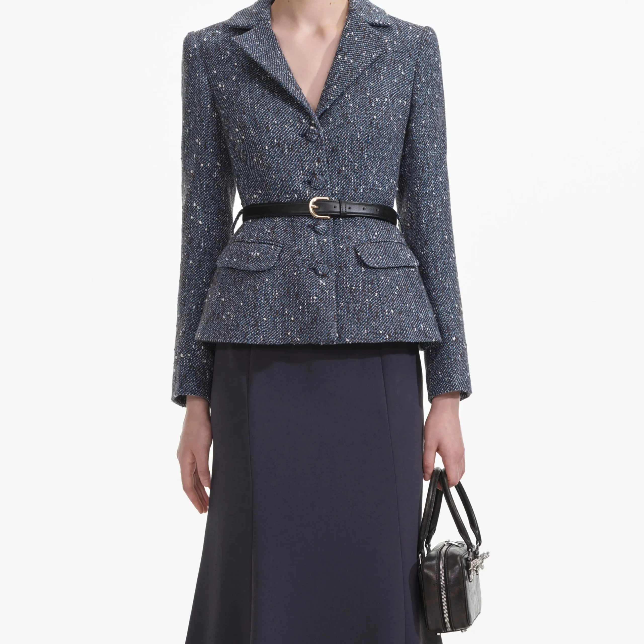 Boucle Midi Dress^self-portrait Outlet