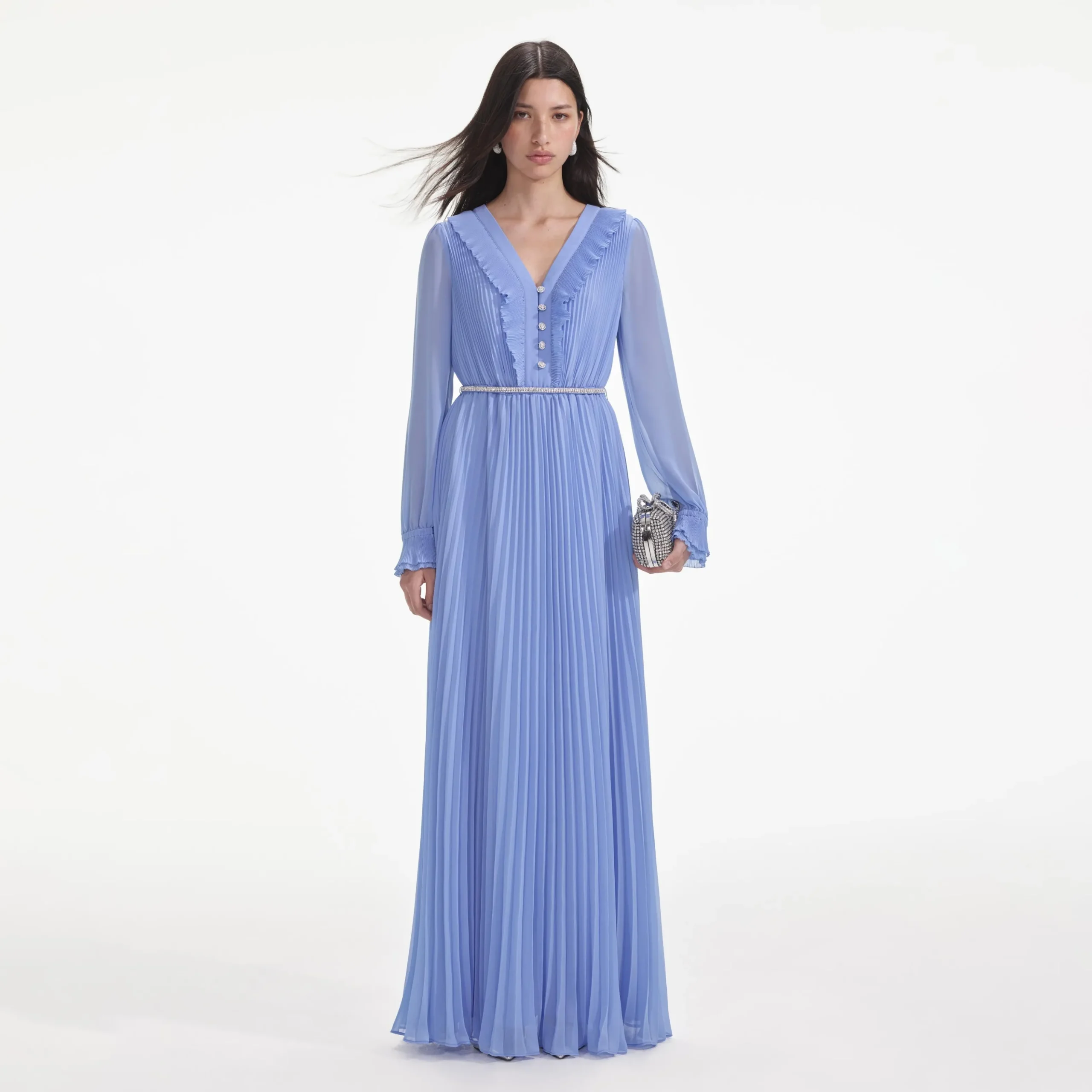 Chiffon Maxi Dress^self-portrait Outlet