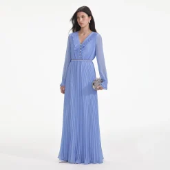 Chiffon Maxi Dress^self-portrait Outlet