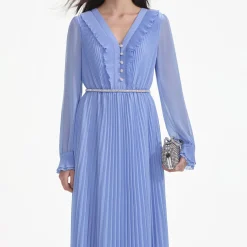 Chiffon Maxi Dress^self-portrait Outlet