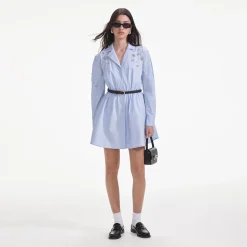 Cotton Embellished Mini Dress^self-portrait Best