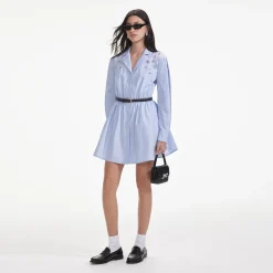 Cotton Embellished Mini Dress^self-portrait Best