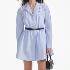 Cotton Embellished Mini Dress^self-portrait Best