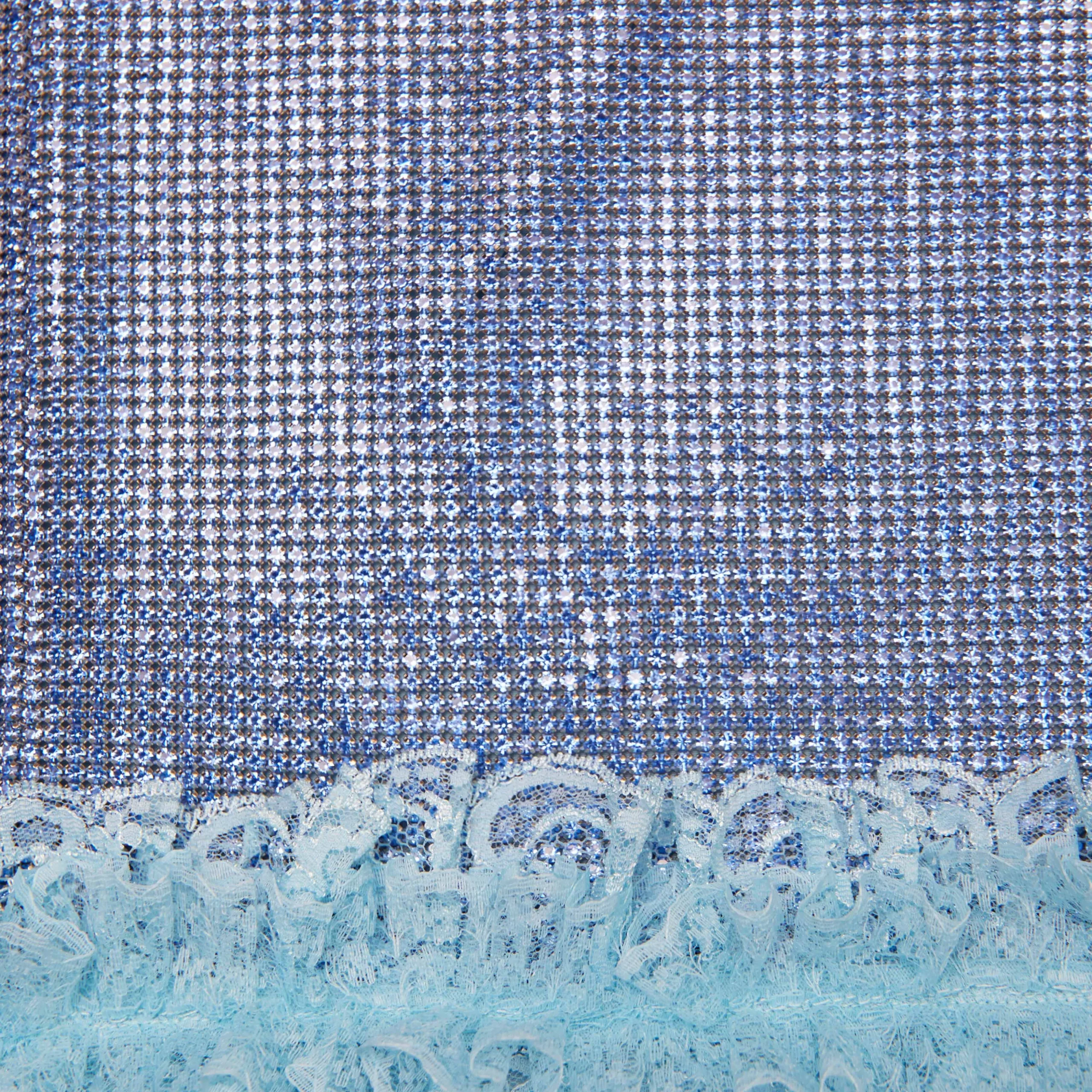 Crystal Chainmail Mini Skirt^self-portrait Best Sale