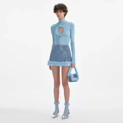 Knit Cut Out Bodysuit^self-portrait Cheap