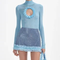 Knit Cut Out Bodysuit^self-portrait Cheap