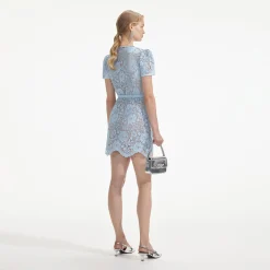 Lace Diamante Bow Mini Dress^self-portrait Outlet