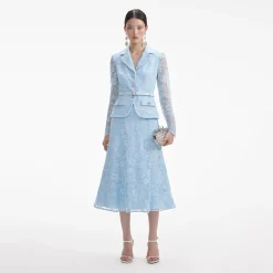 Lace Tailored Midi Dress^self-portrait Best