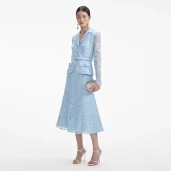 Lace Tailored Midi Dress^self-portrait Best