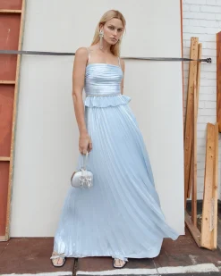 Metallic Maxi Dress^self-portrait Cheap