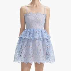 Organza Lace Mini Dress^self-portrait Hot