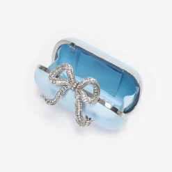 Satin Bow Clutch^self-portrait Discount