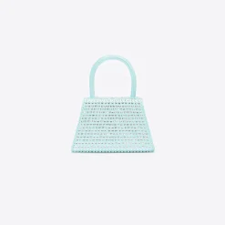 Satin Heart Rhinestone Micro Bow Bag^self-portrait Cheap