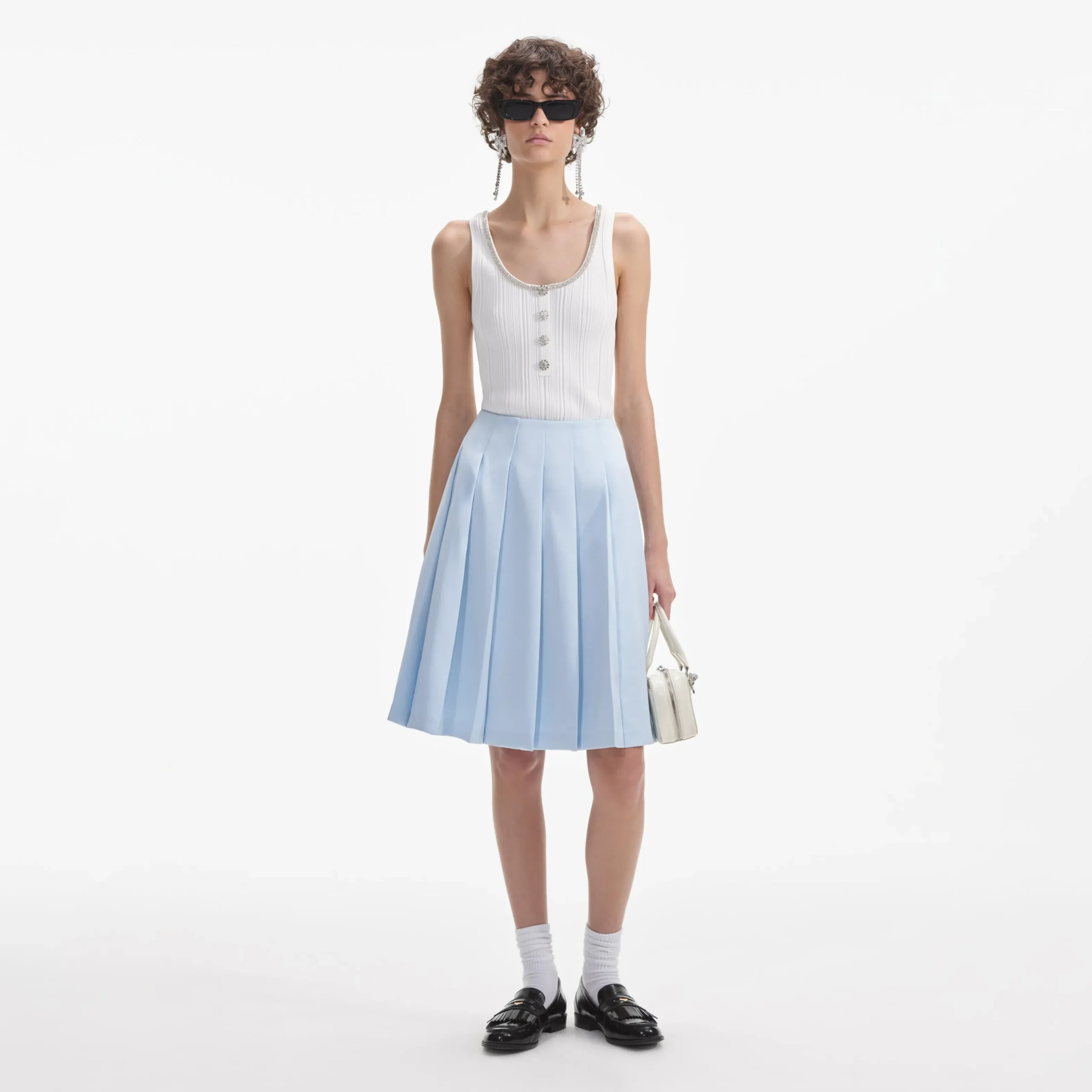 Satin Midi Skirt^self-portrait Hot