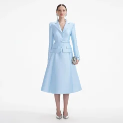 Tailored Taffeta Midi Dress^self-portrait Flash Sale