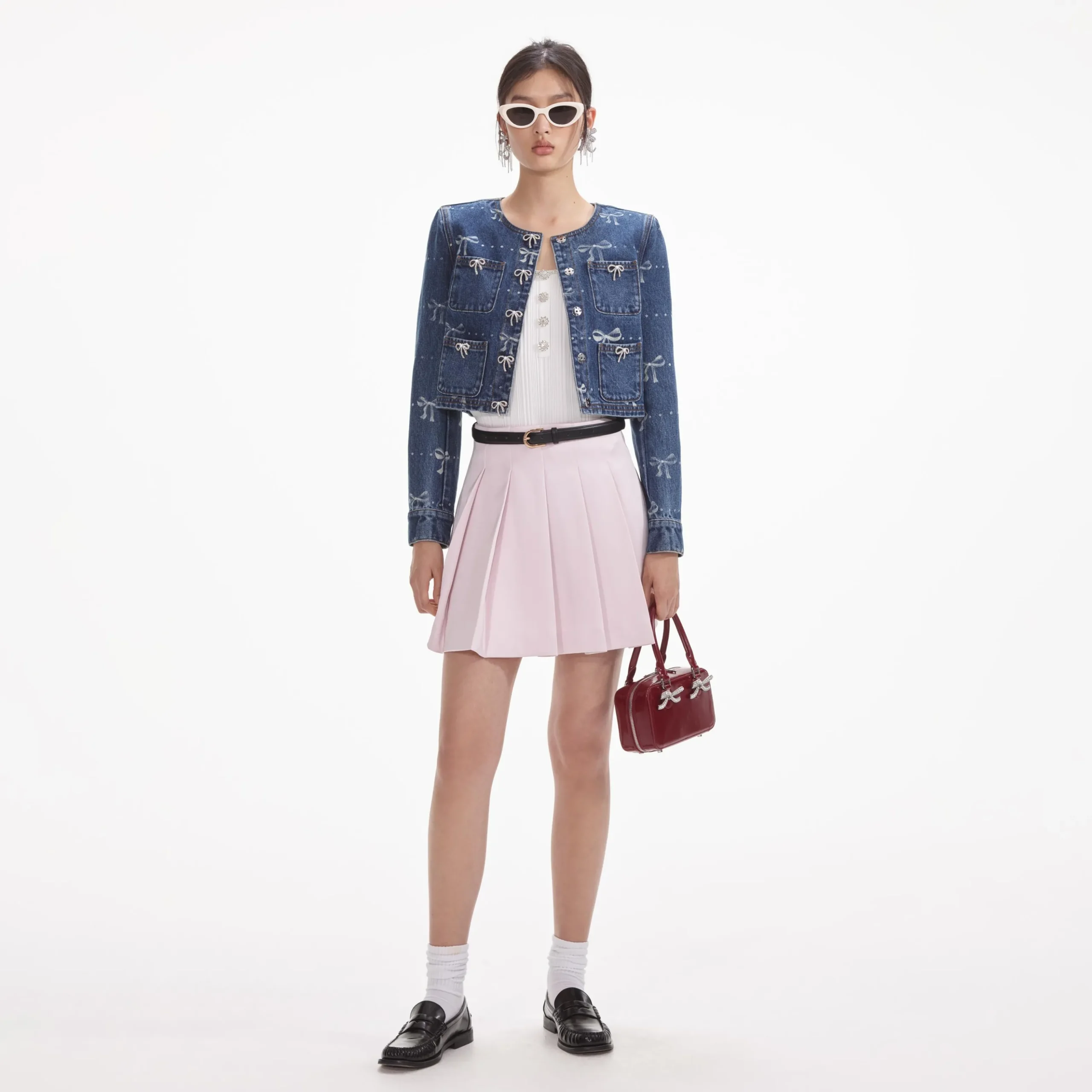 Print Denim Jacket^self-portrait Flash Sale