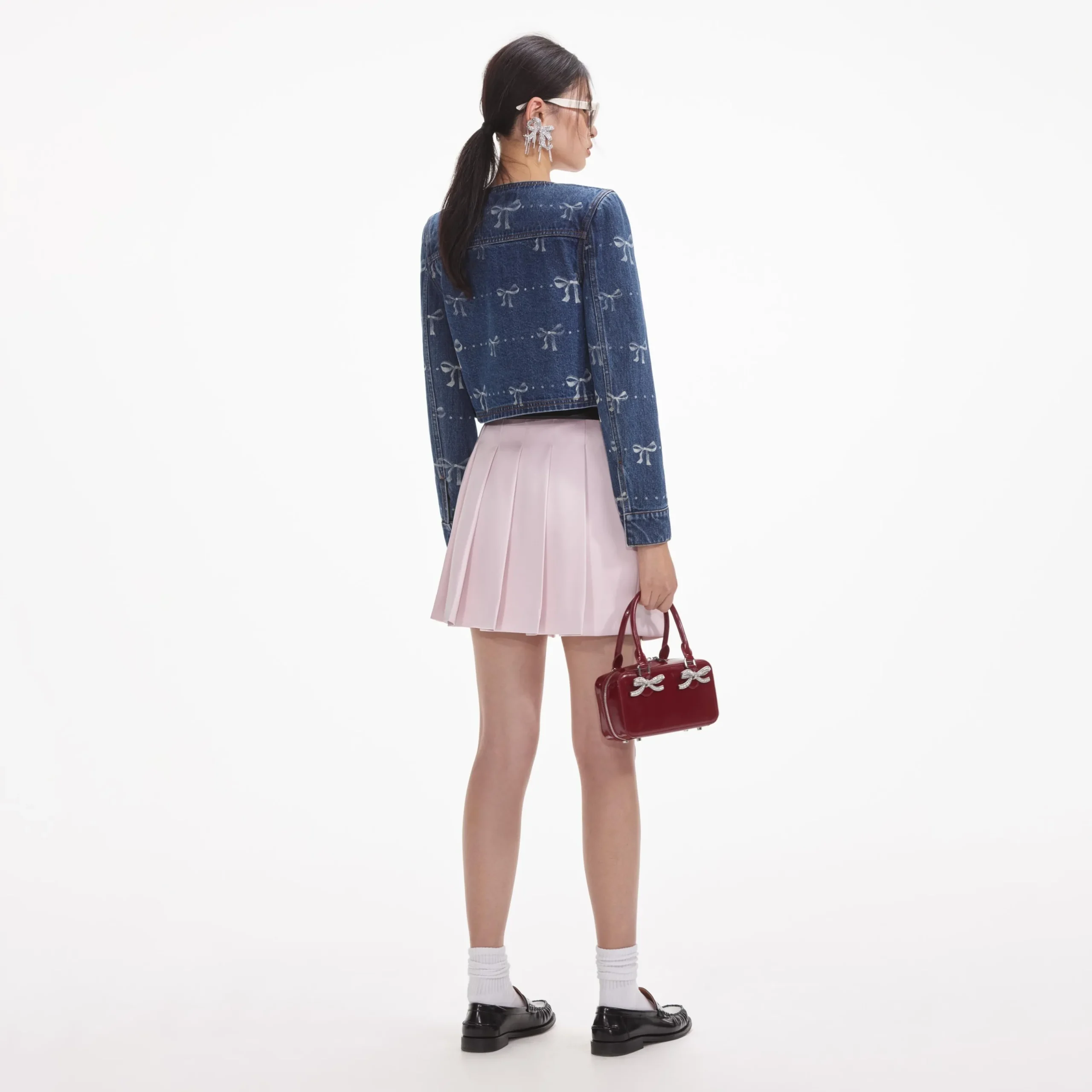 Print Denim Jacket^self-portrait Flash Sale