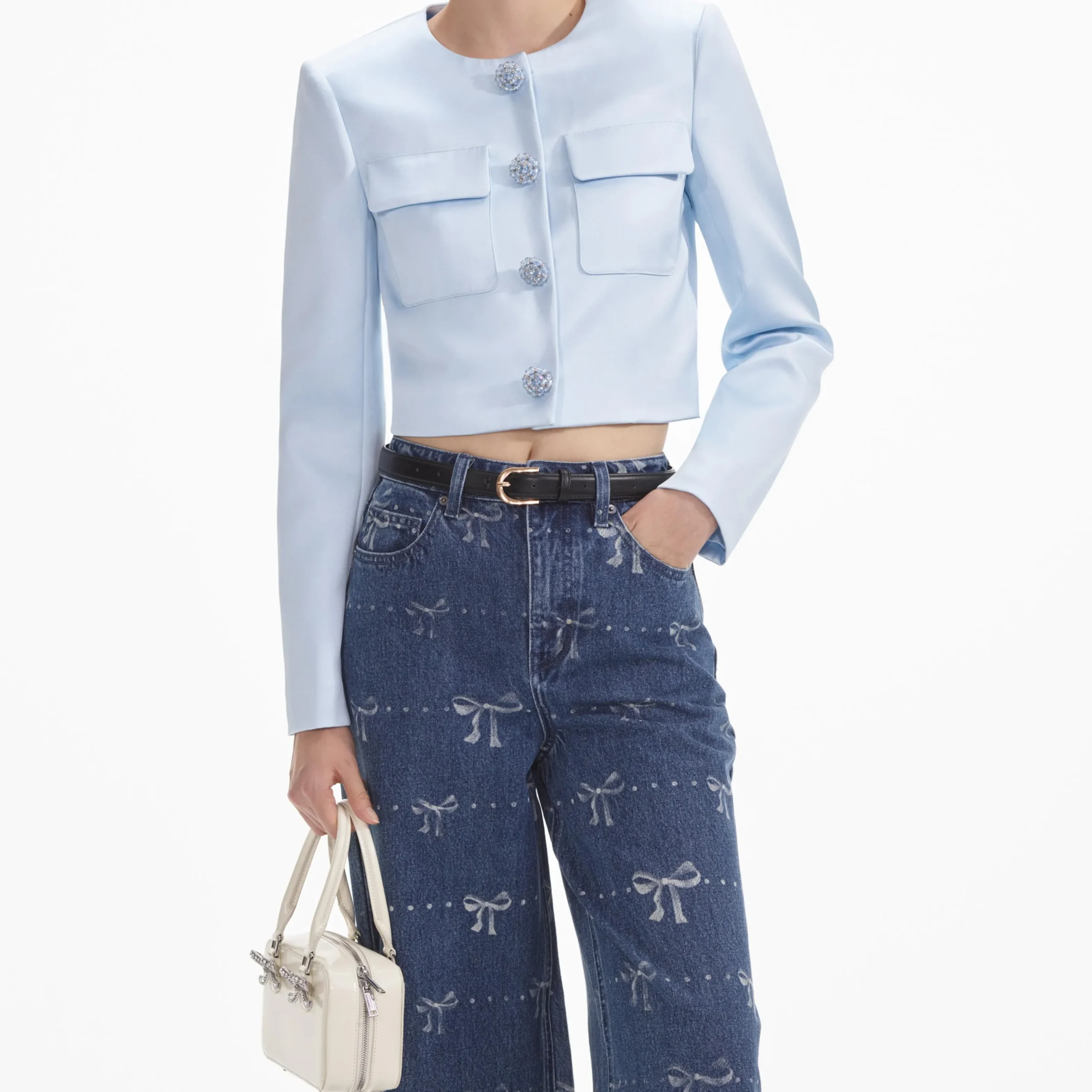 Print Jeans^self-portrait Cheap