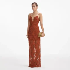 Lace Maxi Dress^self-portrait Sale