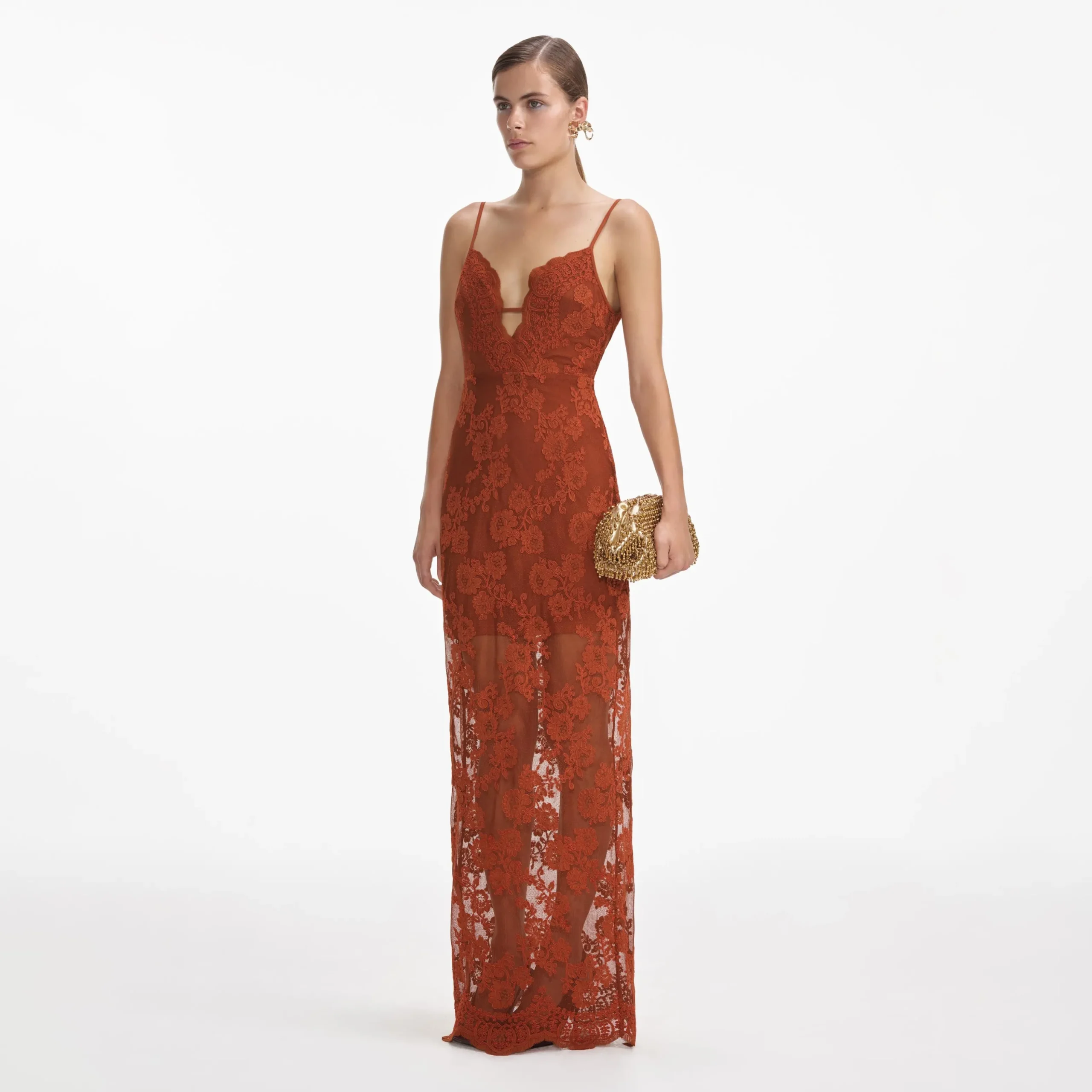 Lace Maxi Dress^self-portrait Sale