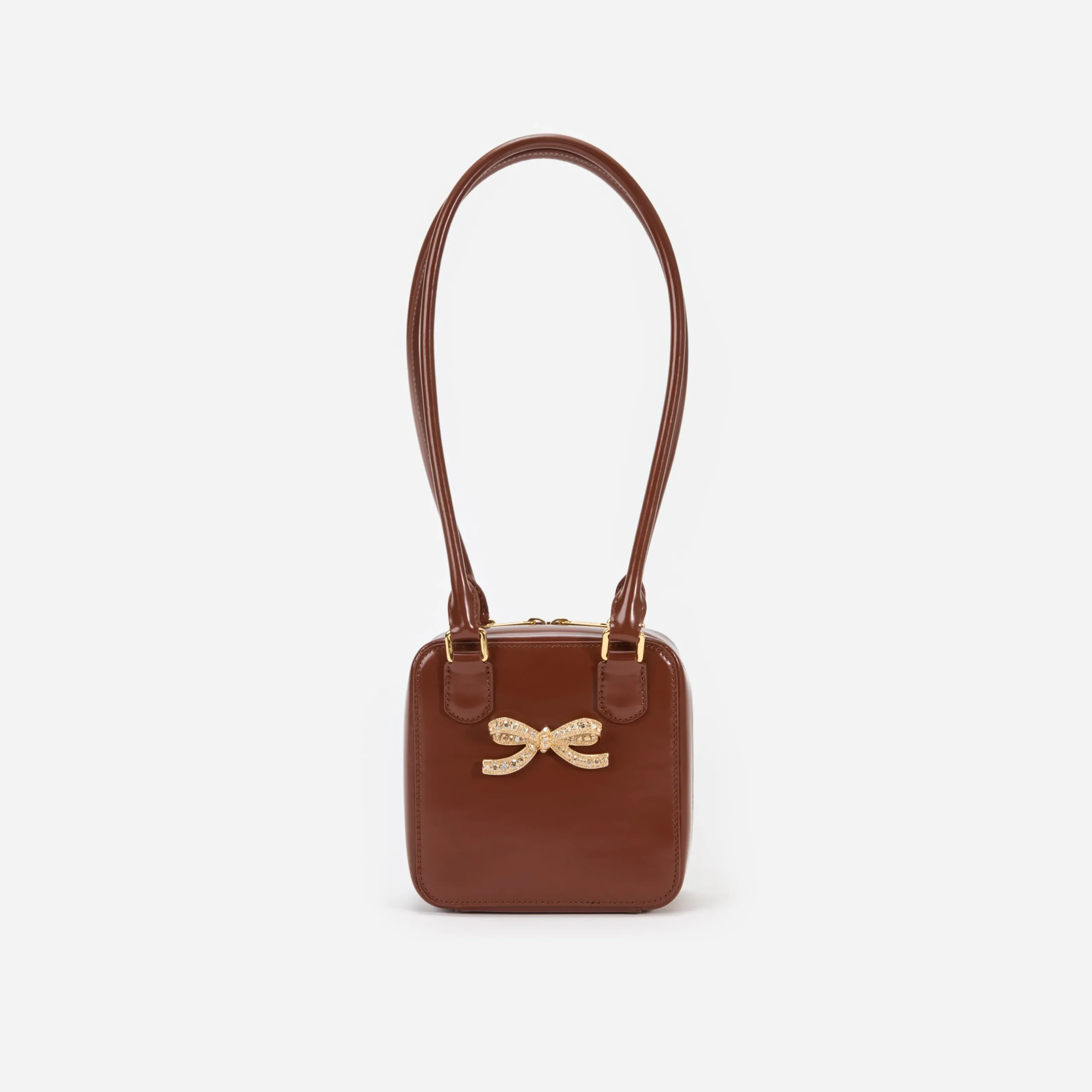 Leather Square Shoulder Bag^self-portrait Cheap