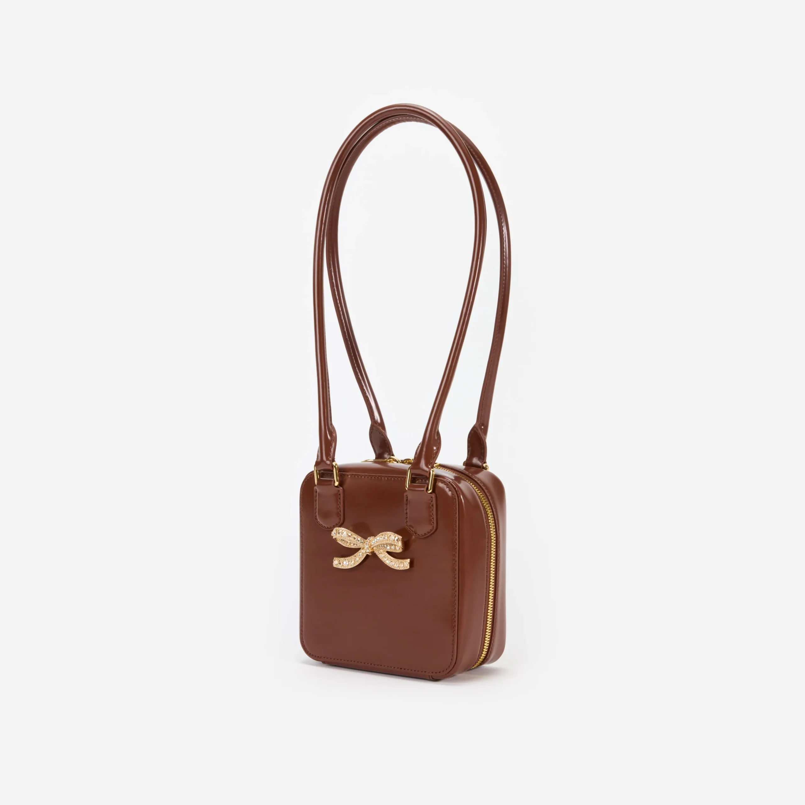 Leather Square Shoulder Bag^self-portrait Cheap