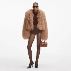 Shearling Jacket^self-portrait Clearance