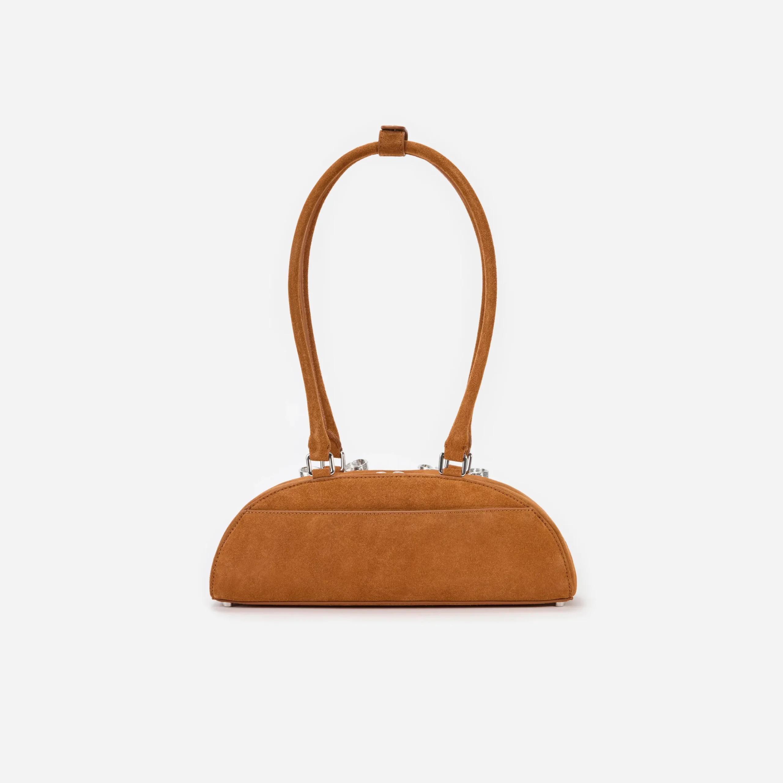Suede Curved Shoulder Bag^self-portrait Shop