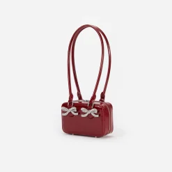 Leather Shoulder Bag^self-portrait Fashion