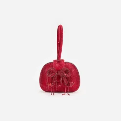 Rhinestone Top Handle Clutch Bag^self-portrait Shop