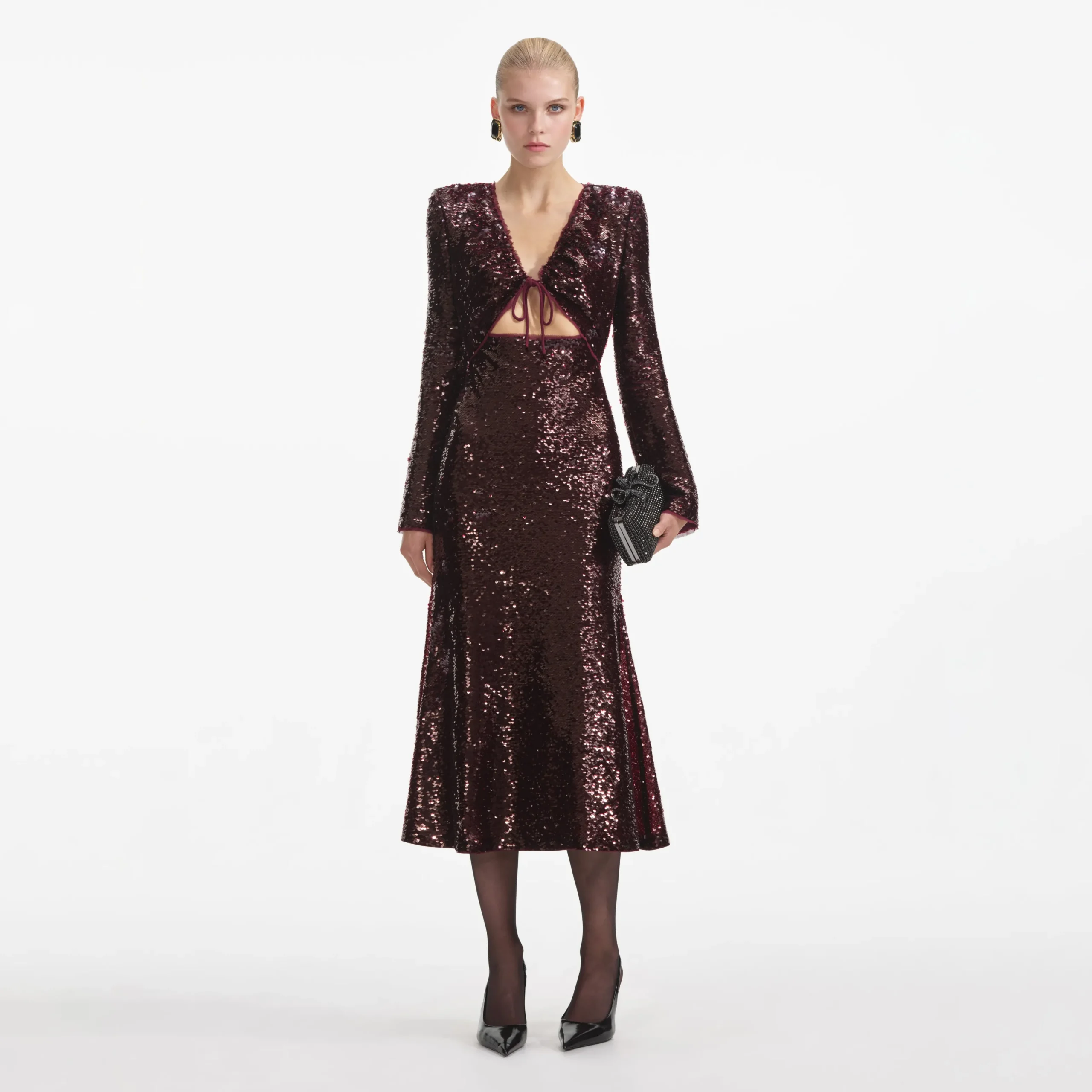 Sequin Midi Dress^self-portrait Store