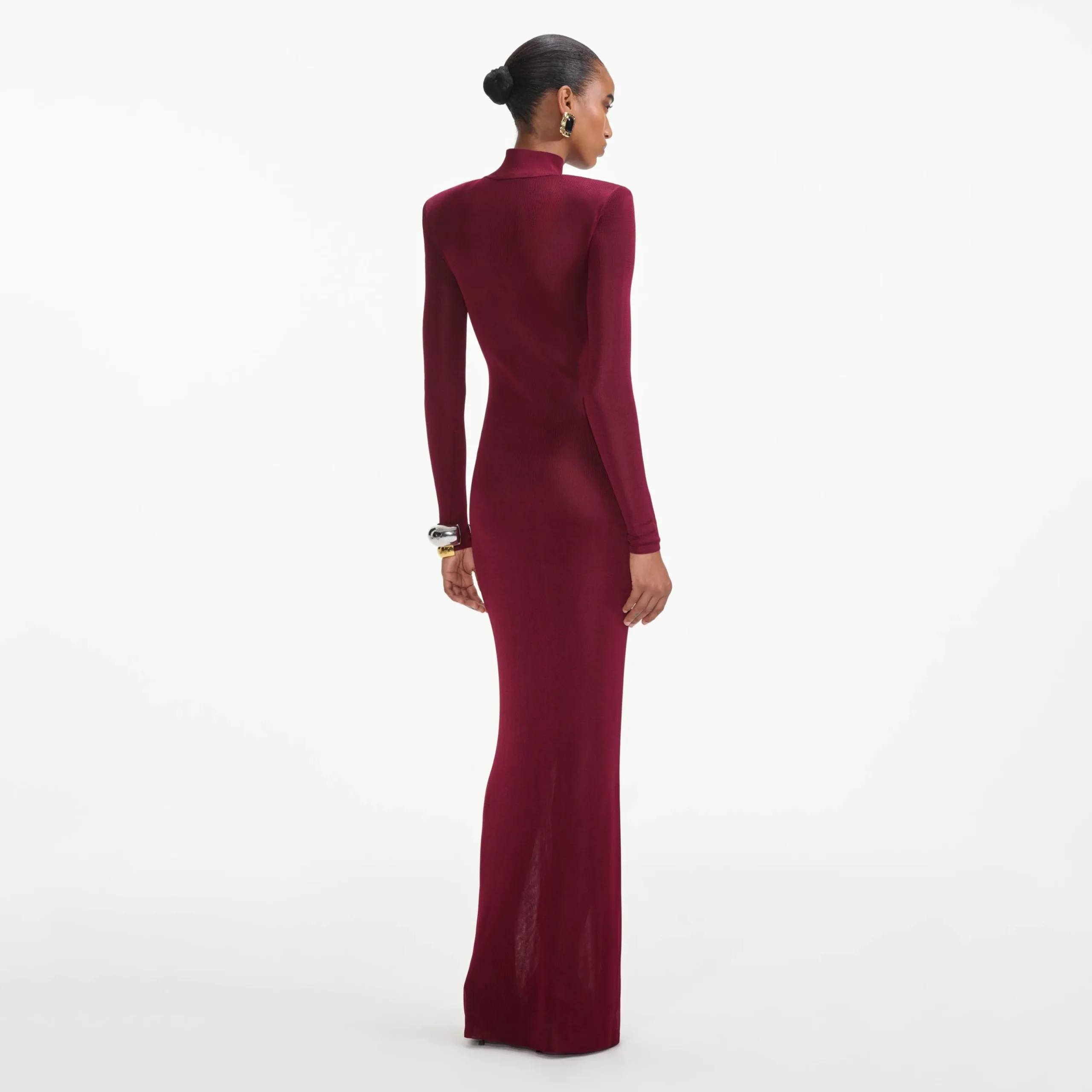 Viscose Knit Maxi Dress^self-portrait Sale