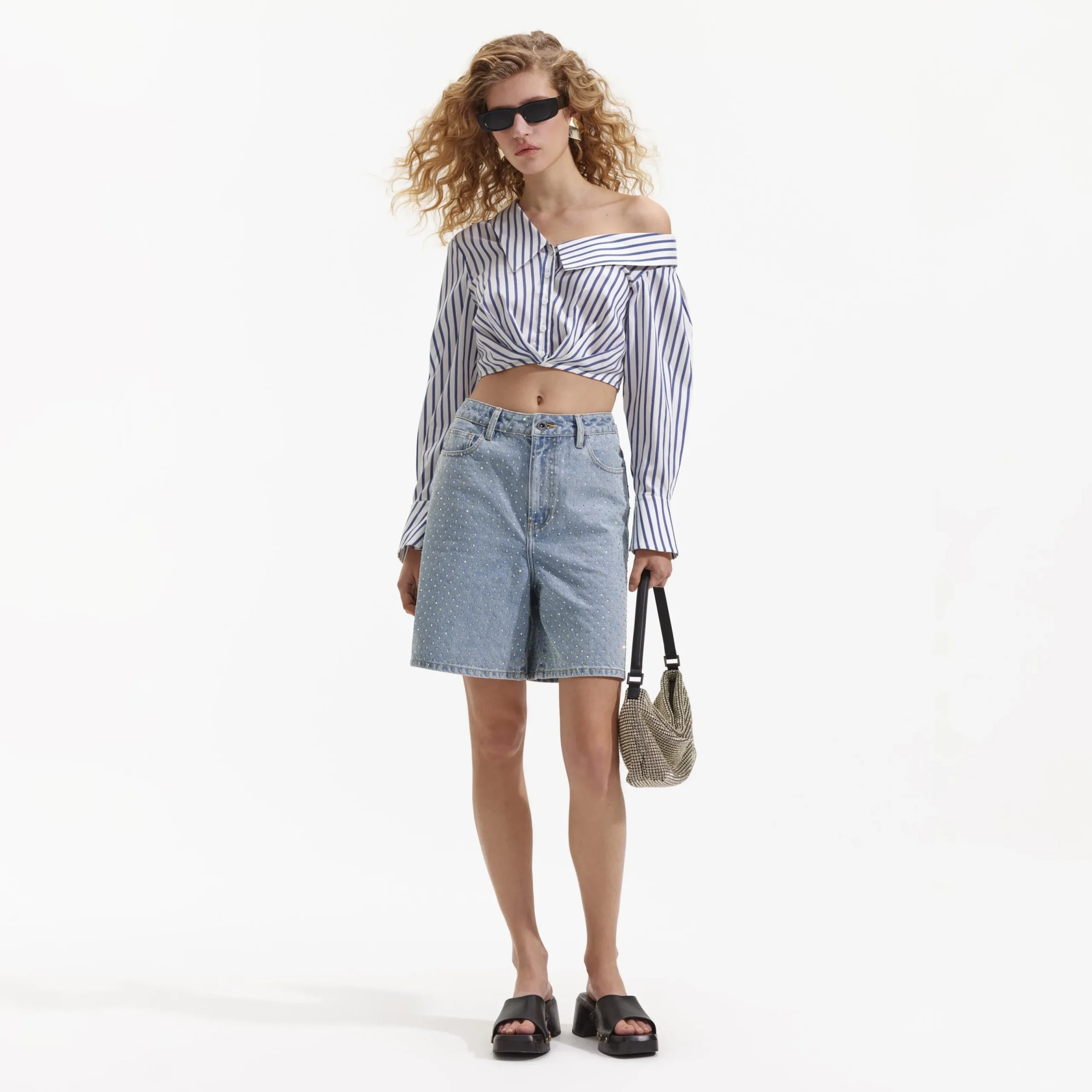 Diamante Medium Hobo Bag^self-portrait Shop