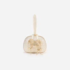 Rhinestone Top Handle Clutch Bag^self-portrait Outlet
