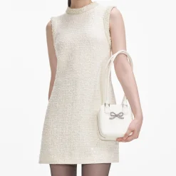Boucle Pearl Trim Mini Dress^self-portrait Cheap