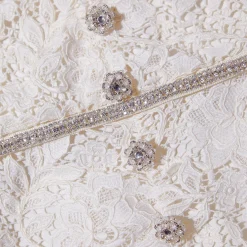 Cord Lace Bow Midi Dress^self-portrait Outlet