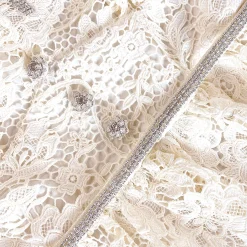Cord Lace Bow Mini Dress^self-portrait New