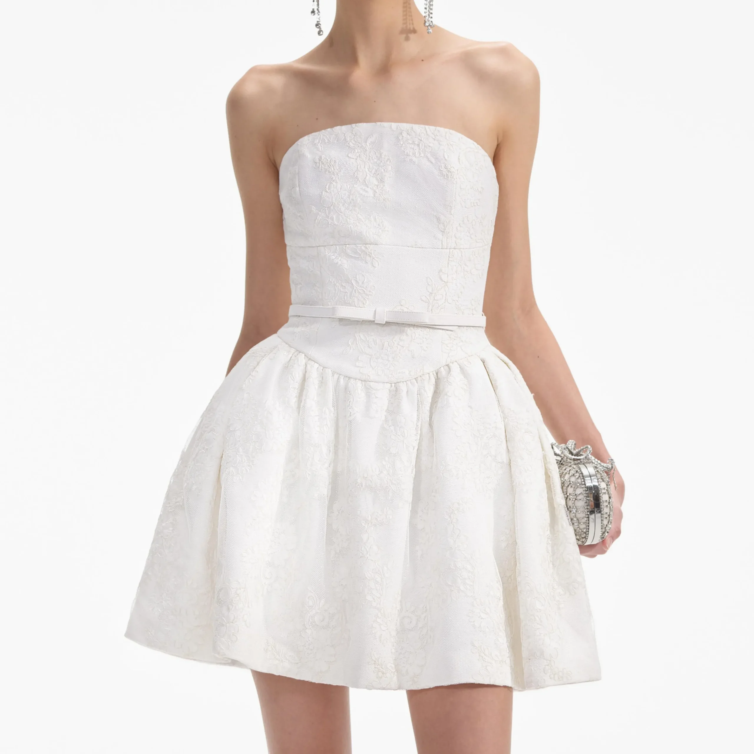 Lace Bandeau Mini Dress^self-portrait Best Sale