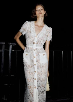 Lace Midi Dress^self-portrait Flash Sale