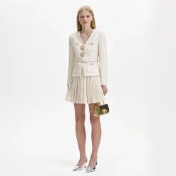 Metallic Boucle Mini Jacket Dress^self-portrait Best