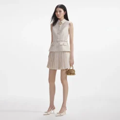 Metallic Boucle Tailored Mini Dress^self-portrait Best Sale