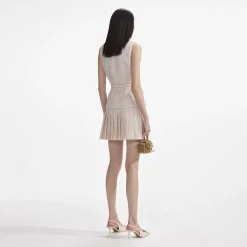 Metallic Boucle Tailored Mini Dress^self-portrait Best Sale