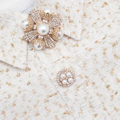 Metallic Boucle Tailored Mini Dress^self-portrait Best Sale