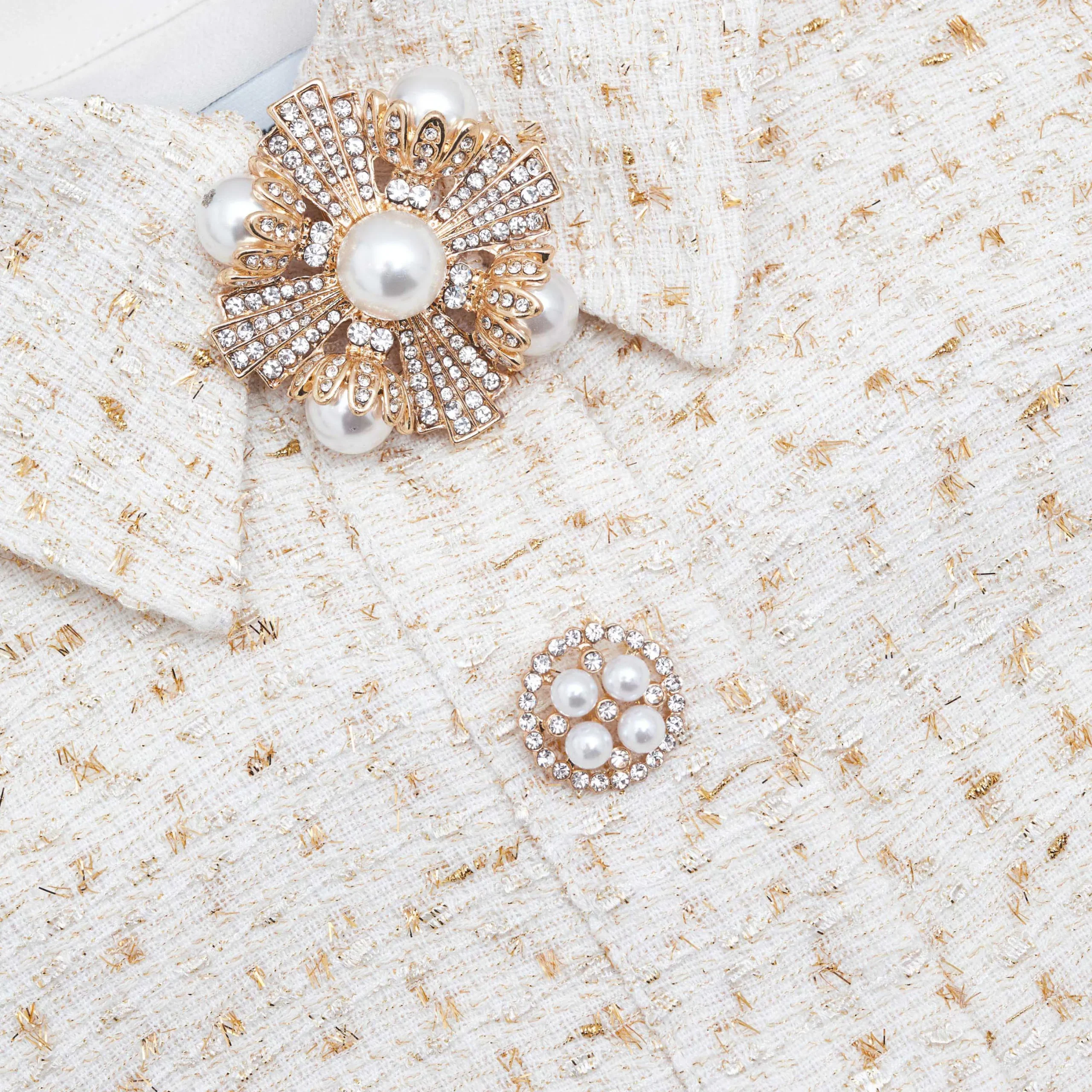 Metallic Boucle Tailored Mini Dress^self-portrait Best Sale