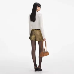 Pearl Collar Alpaca Knit Top^self-portrait Best