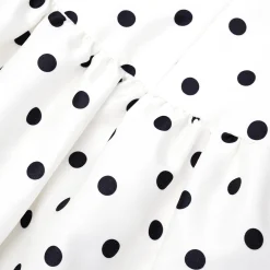 Polka Dot Taffeta Midi Dress^self-portrait Hot