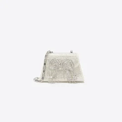 Rhinestone Micro Bow Bag^self-portrait Online